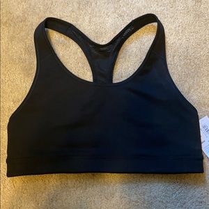 Medium Support Black Sports Bra